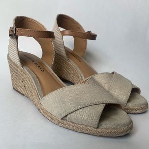 Lucky Brand Karoly Ankle Strap Wedges